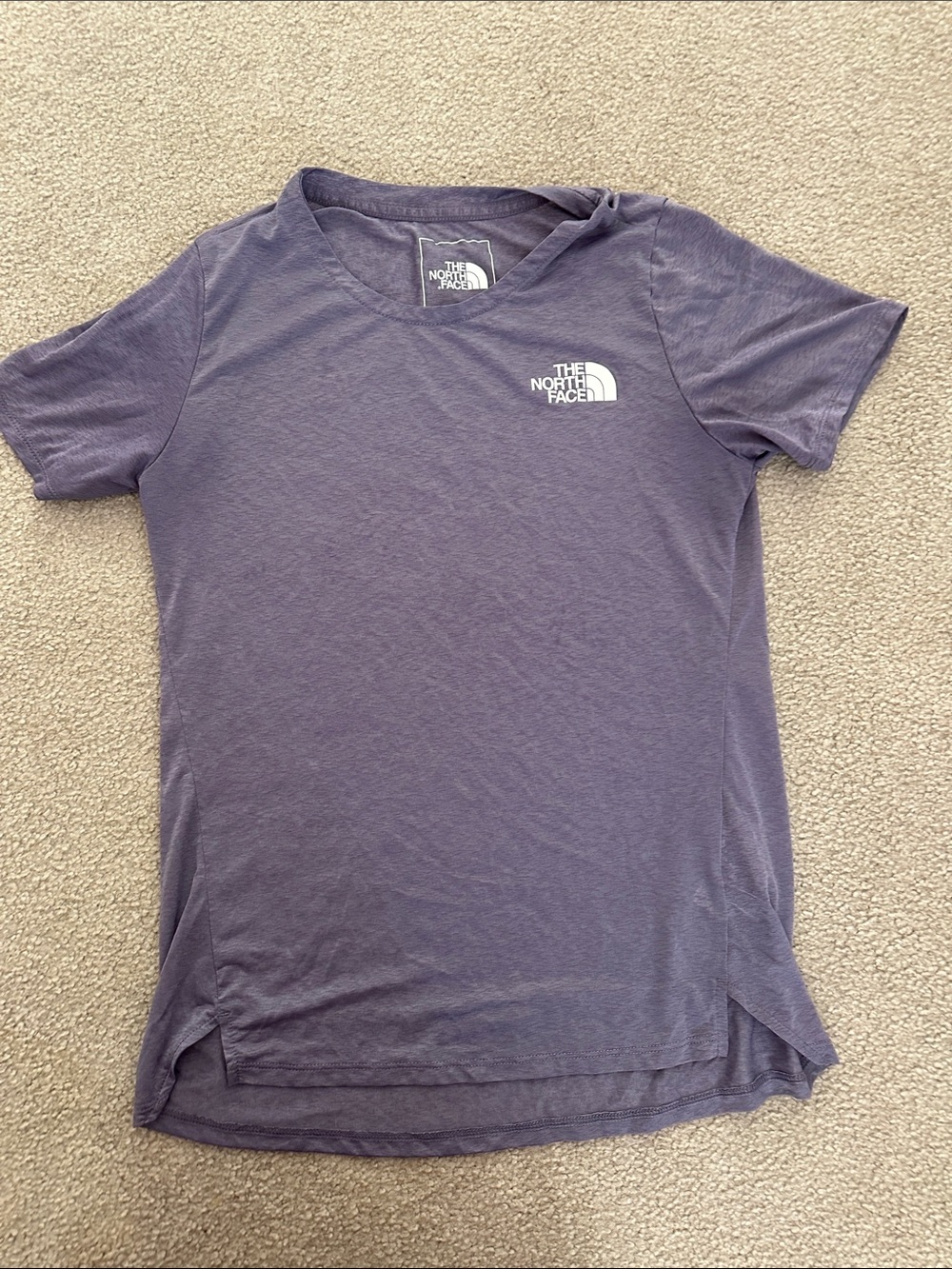 The North Face Women’s Purple Short Sleeve Logo Tech Tee